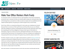 Tablet Screenshot of notesfor.net